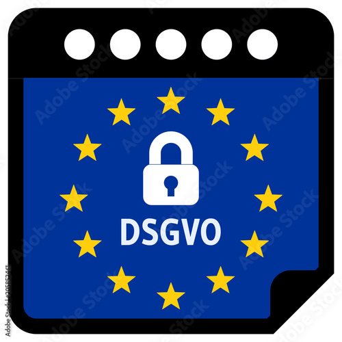 ebbn28 EuropeBannerBlueNew ebbn - Kalender: Datenschutzerklärung - EU Datenschutz-Grundverordnung (DSGVO) - Vorhängeschloss - website piktogramm - Quadrat - 1zu1 xxl g6128
