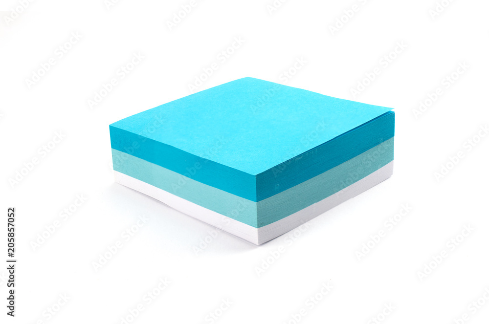 Isolated Block of Post it Notes Isolated Block of Post it Notes