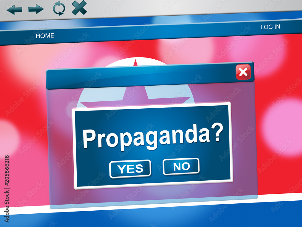 Propaganda From North Korean Dictator 3d Illustration Propaganda From North Korean Dictator 3d Illustration