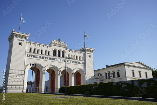 Bavarian station (Bayerischer Bahnhof) in Leipzig, Germany