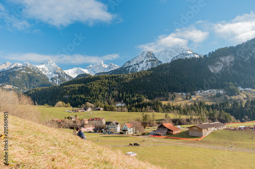Château d'Oex, Suisse
