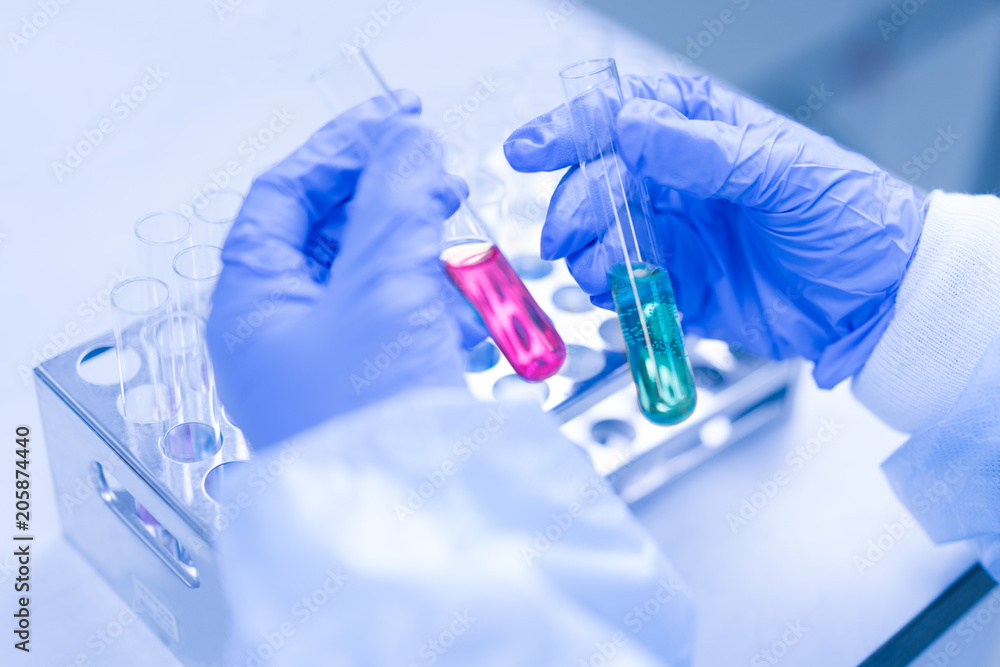 Fototapeta premium Scientist working in the CDC laboratory