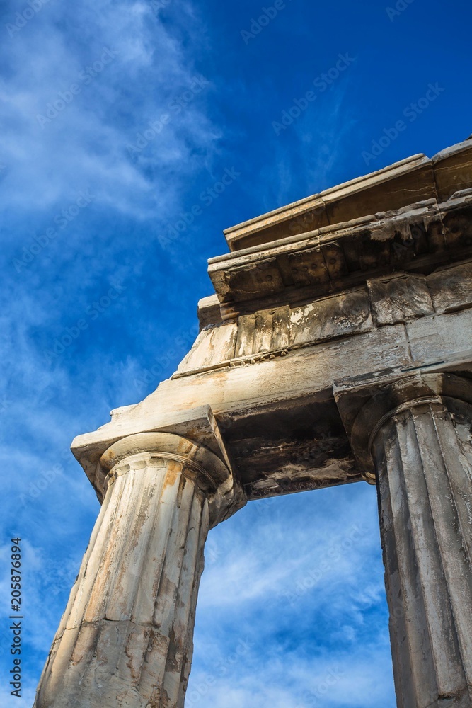 Acropolis on a sunny day, Greece