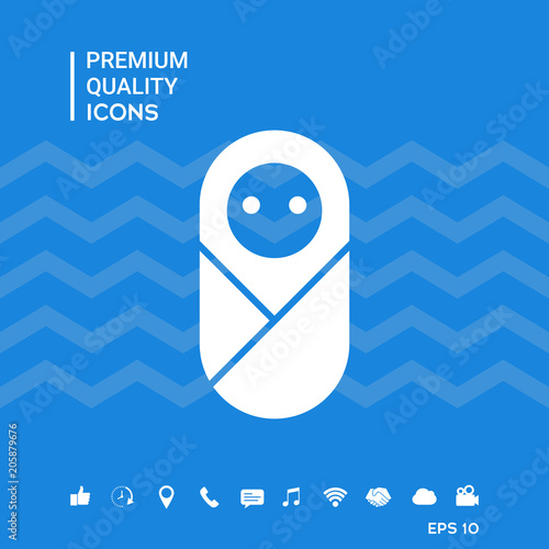 Infant, neonate, newborn icon