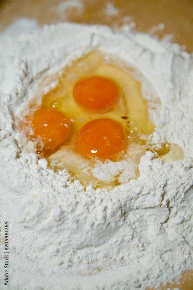 Italian traditional cousine base ingredients needed to prepare pasta on a food staple. Florence Italy Italian traditional cousine base ingredients needed to prepare pasta on a food staple. Florence Italy