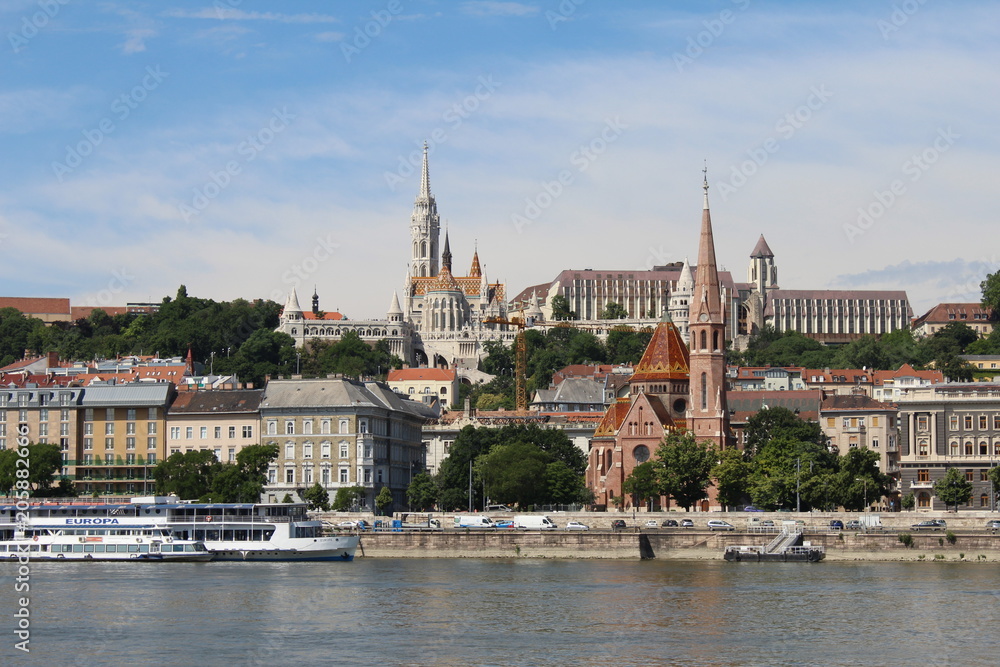 Paysage urbain de Budapest