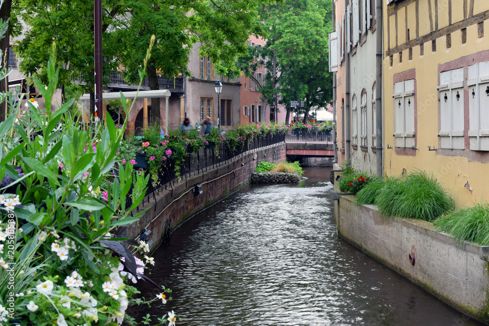 Small canal in Colmar, France