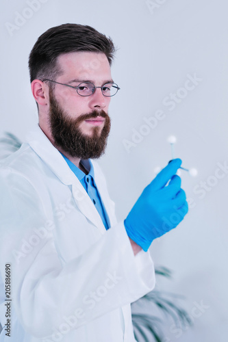 Portrait Of Male Researcher In The Laboratory