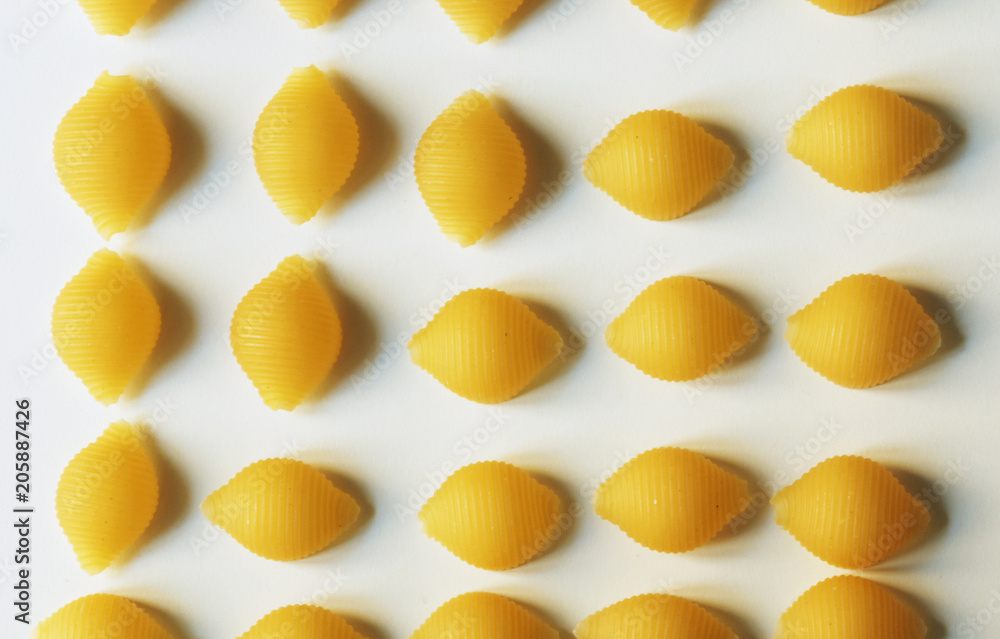 Fototapeta premium Seashell shaped pasta