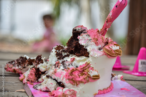 cake smash for my one year old princes photo