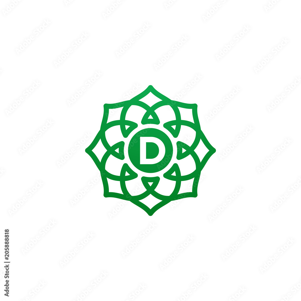 Elegant Line Art letter D Logo and Monogram Design vector illustration Elegant Line Art letter D Logo and Monogram Design vector illustration