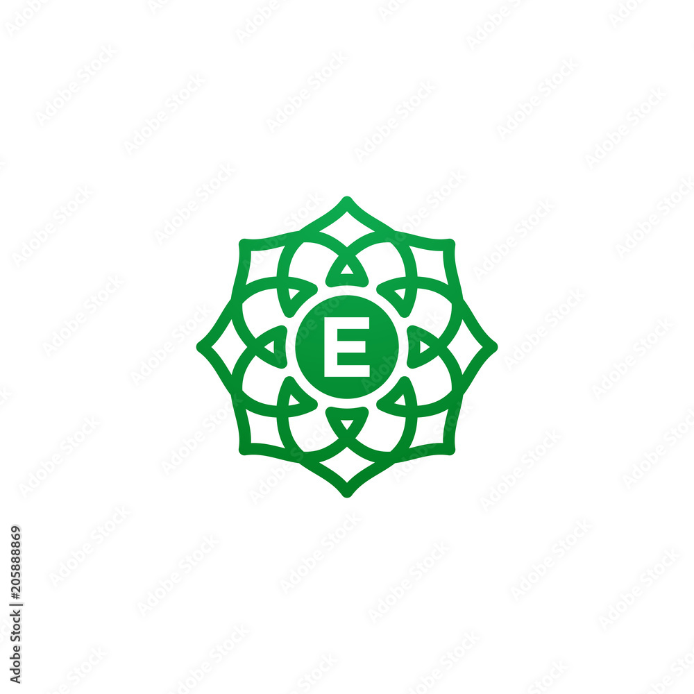 Elegant Line Art letter E Logo and Monogram Design vector illustration Elegant Line Art letter E Logo and Monogram Design vector illustration