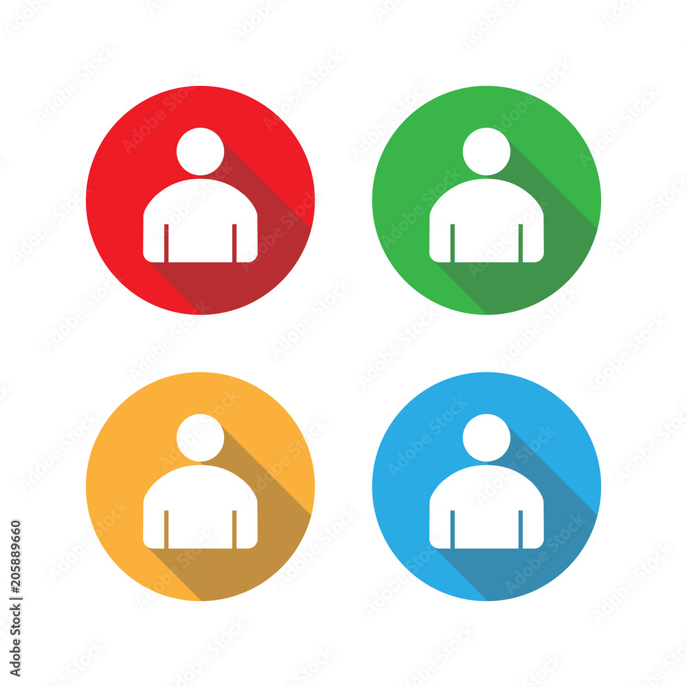People Icon. User sign icon. Vector illustration, flat design. People Icon. User sign icon. Vector illustration, flat design.