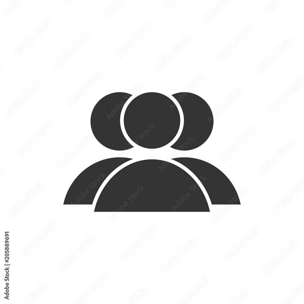 People Icon. User sign icon. Vector illustration, flat design. People Icon. User sign icon. Vector illustration, flat design.
