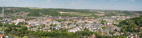 Freital Aerial Panorama Windberg Saxony Sachsen photo