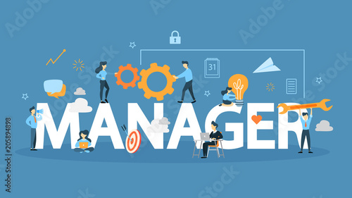 Manager concept illustration.