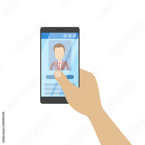 Personal information concept.