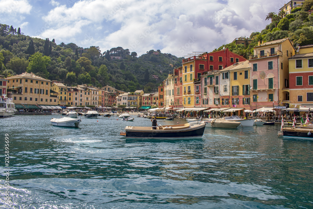 Port du village de Portofino, Ligurie, Italie