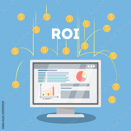 ROI concept illustration.