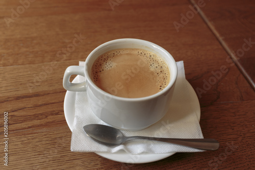 Cup of coffee americano. Business break.