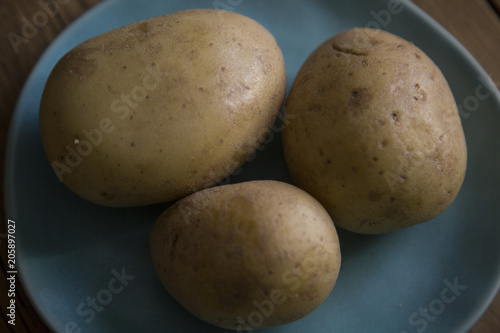 patate di agricoltura biologica