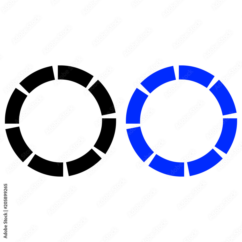 Circle rotation icon Circle rotation icon