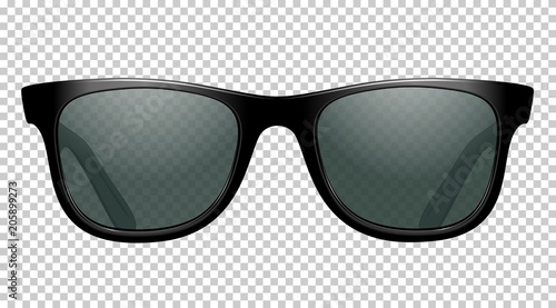 sun glasses vector illustration realistic photo