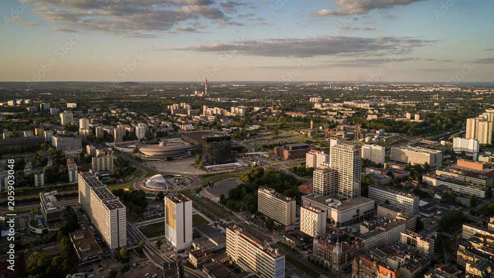 Katowice panorama miasta