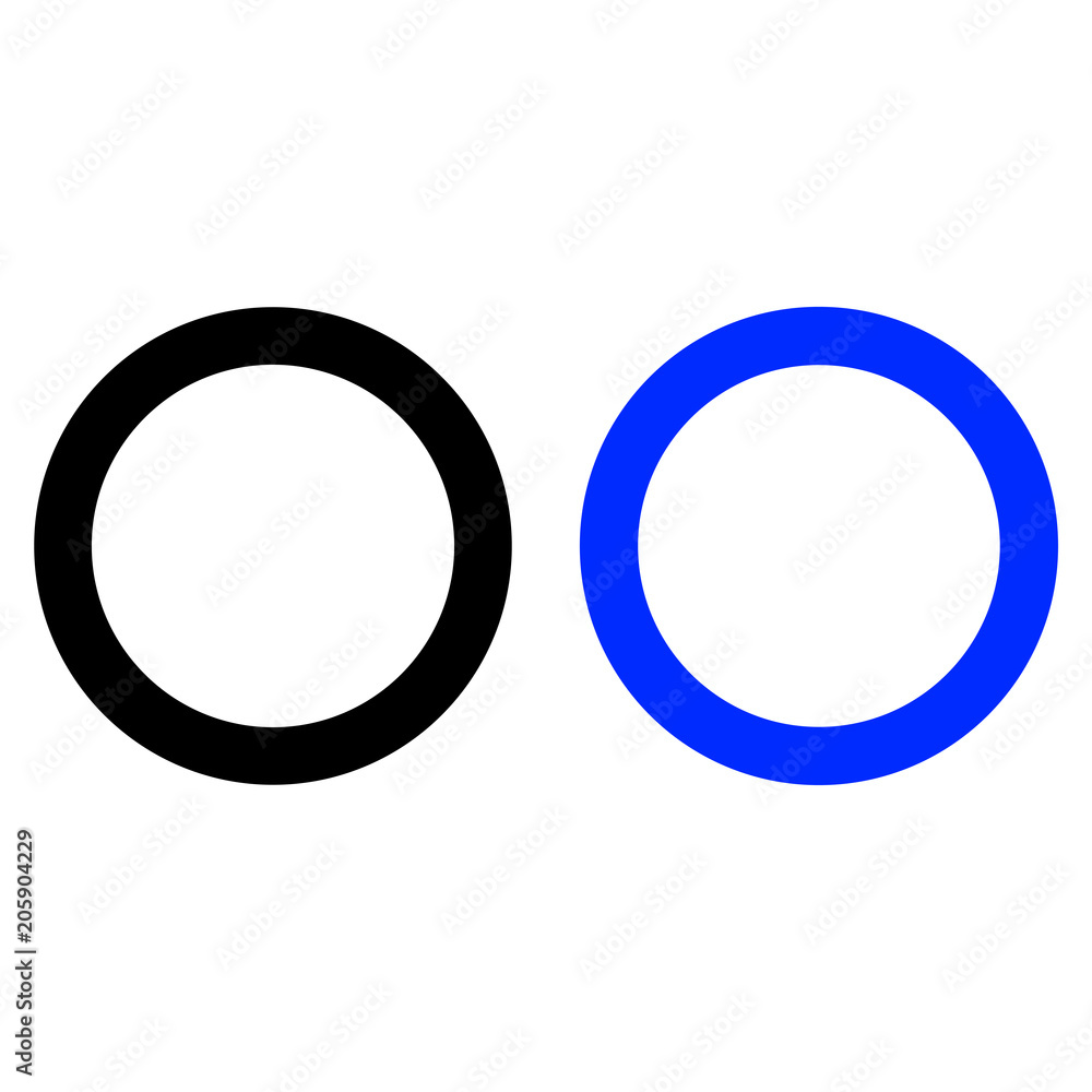 Ring outline icon Ring outline icon