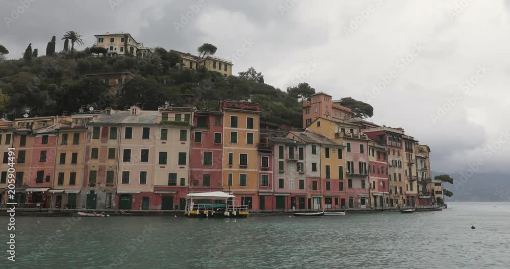 Colourful Houses in Small Italian Village Portofino Colourful Houses in Small Italian Village Portofino