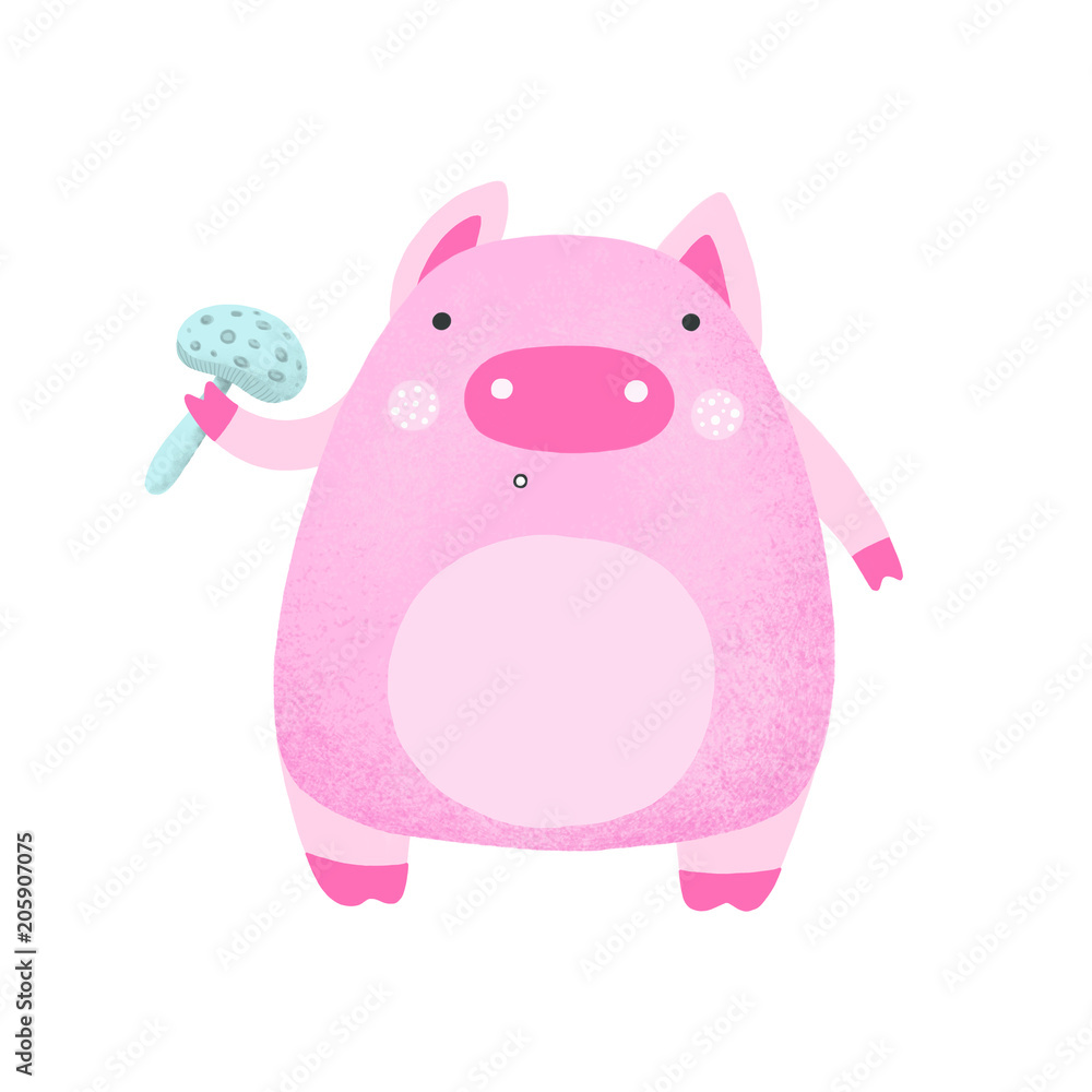 Pink Cartoon Pig Pink Cartoon Pig