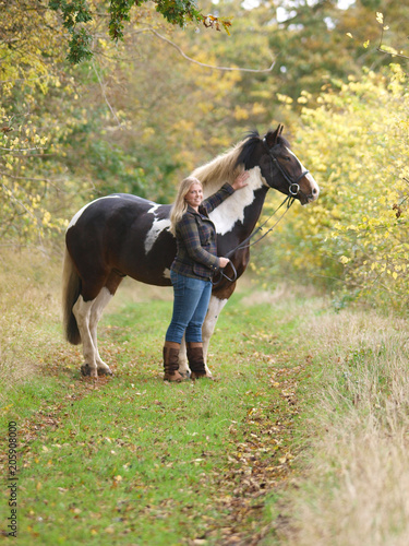 Girl With Horse © Nigel Baker