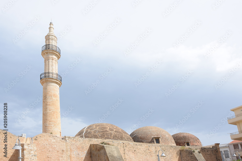 Minarett der Neratze Moschee in Rethymnon, Kreta