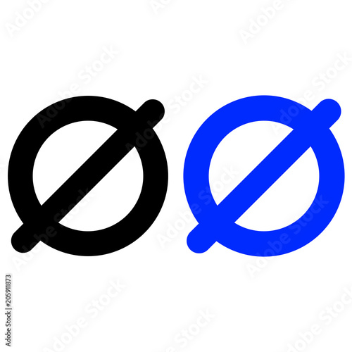 Free Download Prohibition vector icon - GFXLoad