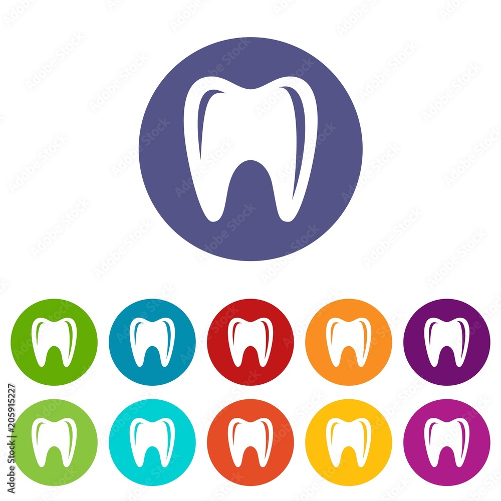 Tooth in mouth icon. Simple illustration of tooth in mouth vector icon for web Tooth in mouth icon. Simple illustration of tooth in mouth vector icon for web