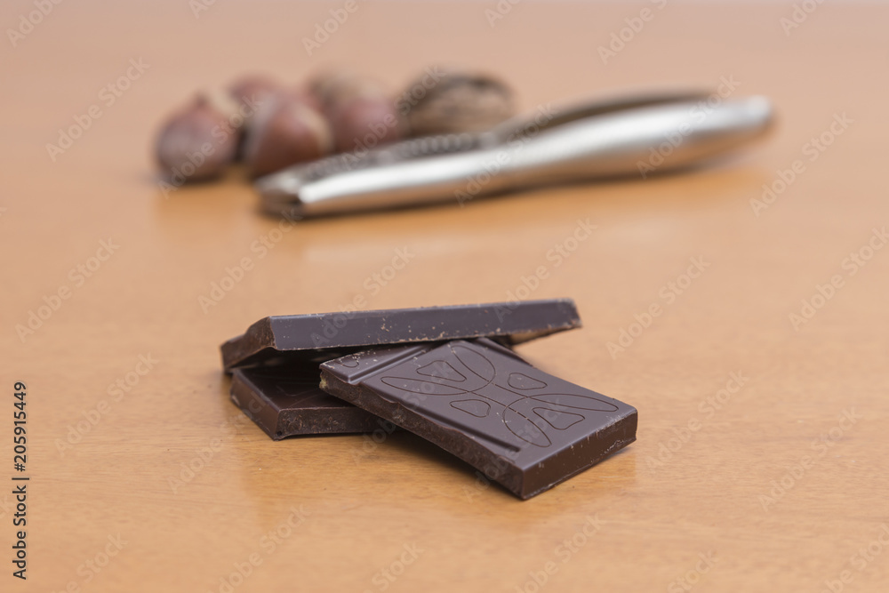 Hazelnut and walnut chocolate Hazelnut and walnut chocolate