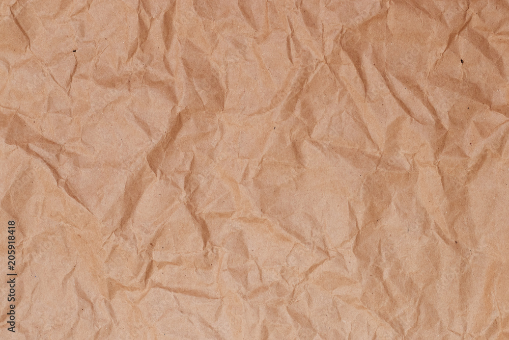 old crumpled brown paper for texture or background old crumpled brown paper for texture or background