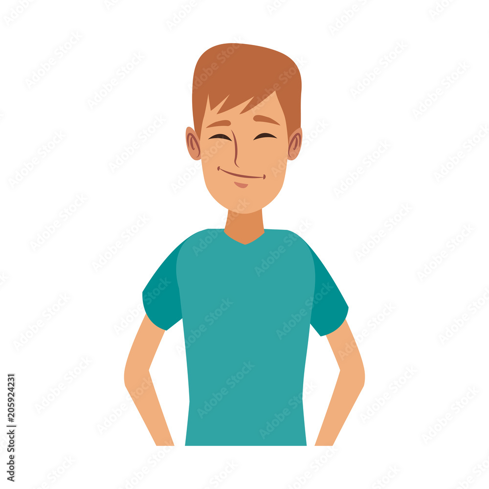 Young man cartoon vector illustration graphic design Young man cartoon vector illustration graphic design