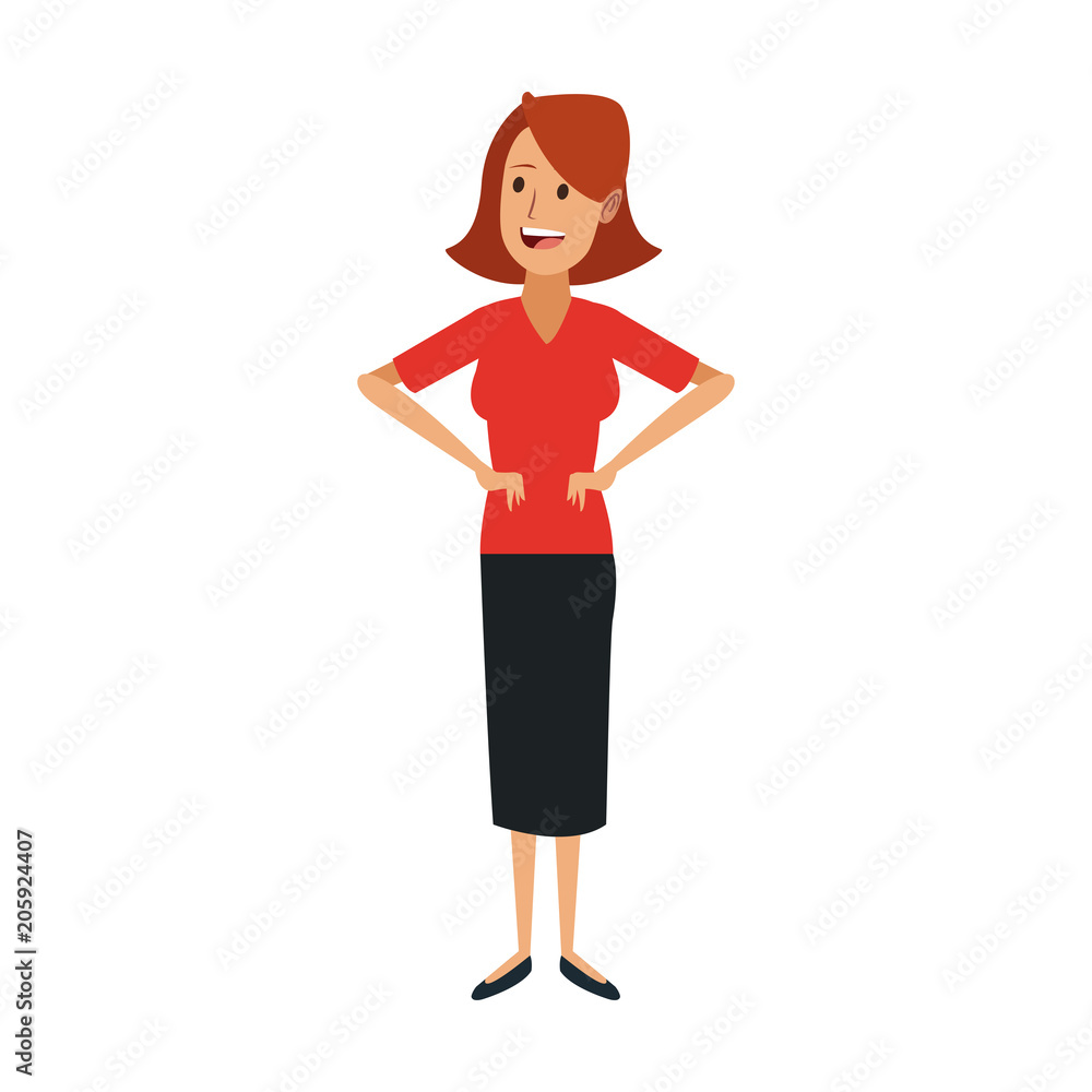 Young woman cartoon vector illustration graphic design Young woman cartoon vector illustration graphic design