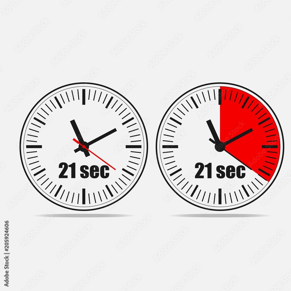 Twenty one Seconds Clock Twenty one Seconds Clock