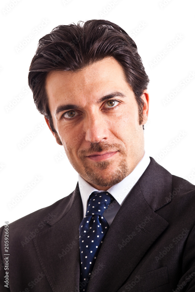SMiling businessman isolated on white SMiling businessman isolated on white