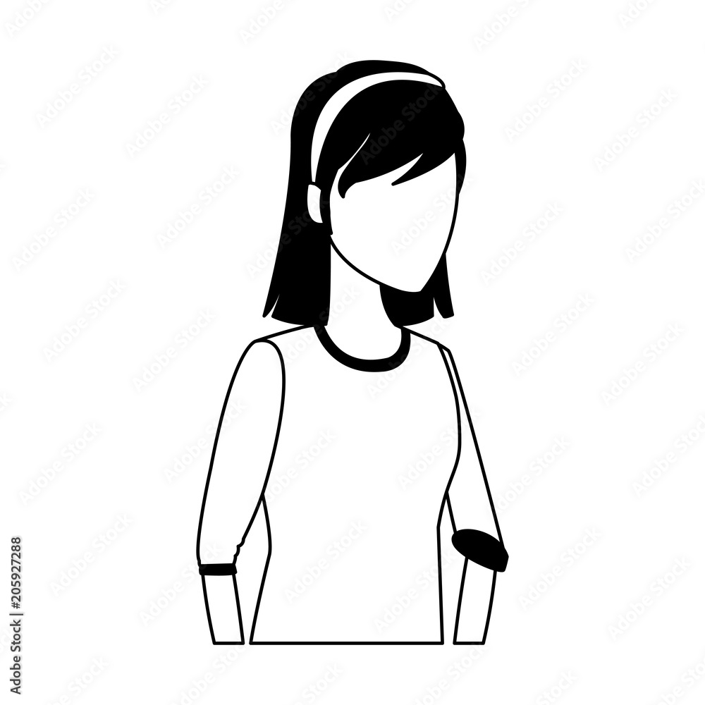 Young woman cartoon vector illustration graphic design Young woman cartoon vector illustration graphic design