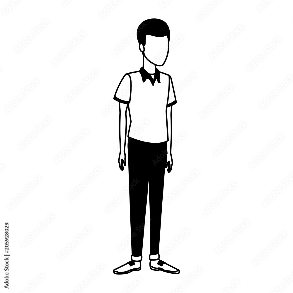 Young man cartoon vector illustration graphic design Young man cartoon vector illustration graphic design