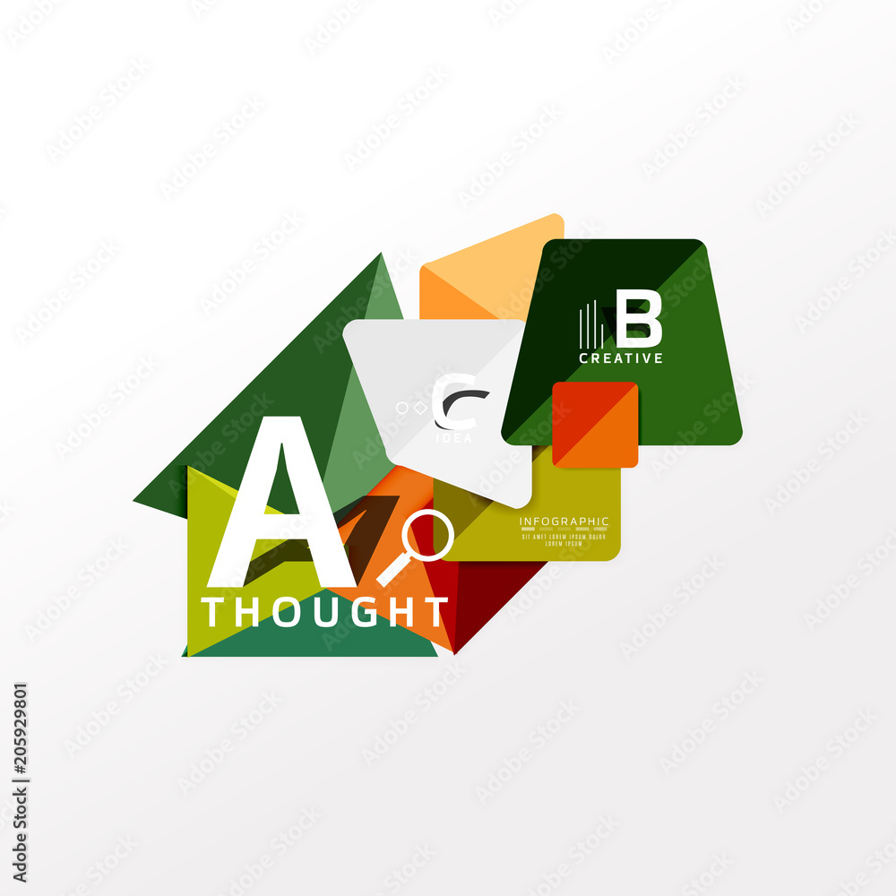 Infographic option banner Infographic option banner
