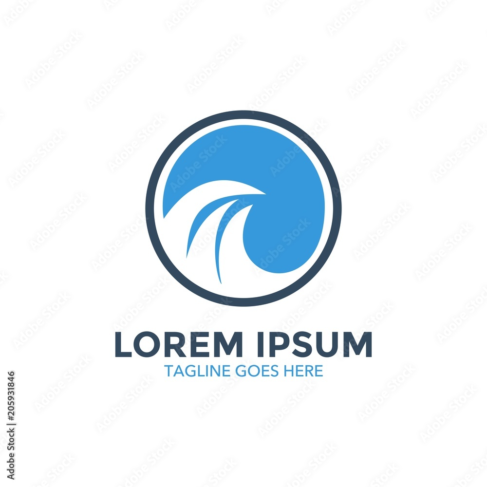 unique wave logo vector design. icon. vector illustration unique wave logo vector design. icon. vector illustration