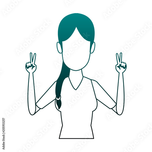 young man doing hands expressions vector illustration graphic design