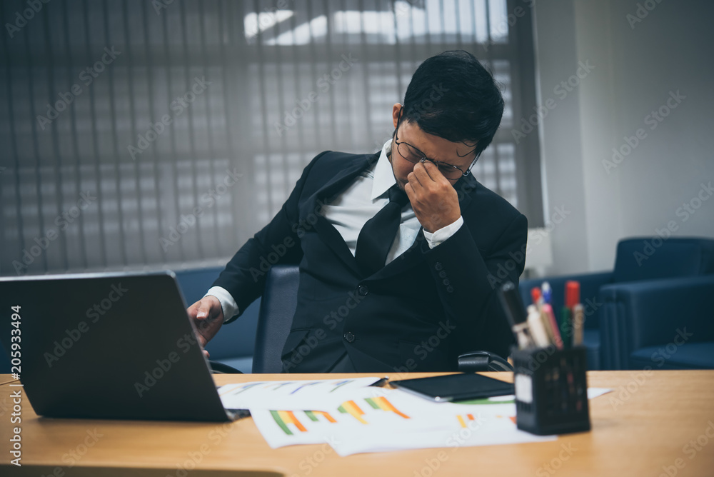 Asian businessman stressed from work,Furious from hard work,Boss complain about project,Thailand people,Young man stressful,Clerk fail from job Asian businessman stressed from work,Furious from hard work,Boss complain about project,Thailand people,Young man stressful,Clerk fail from job