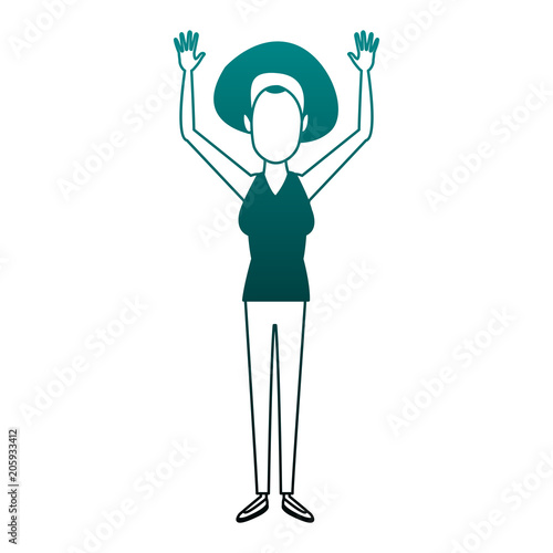 young man doing hands expressions vector illustration graphic design