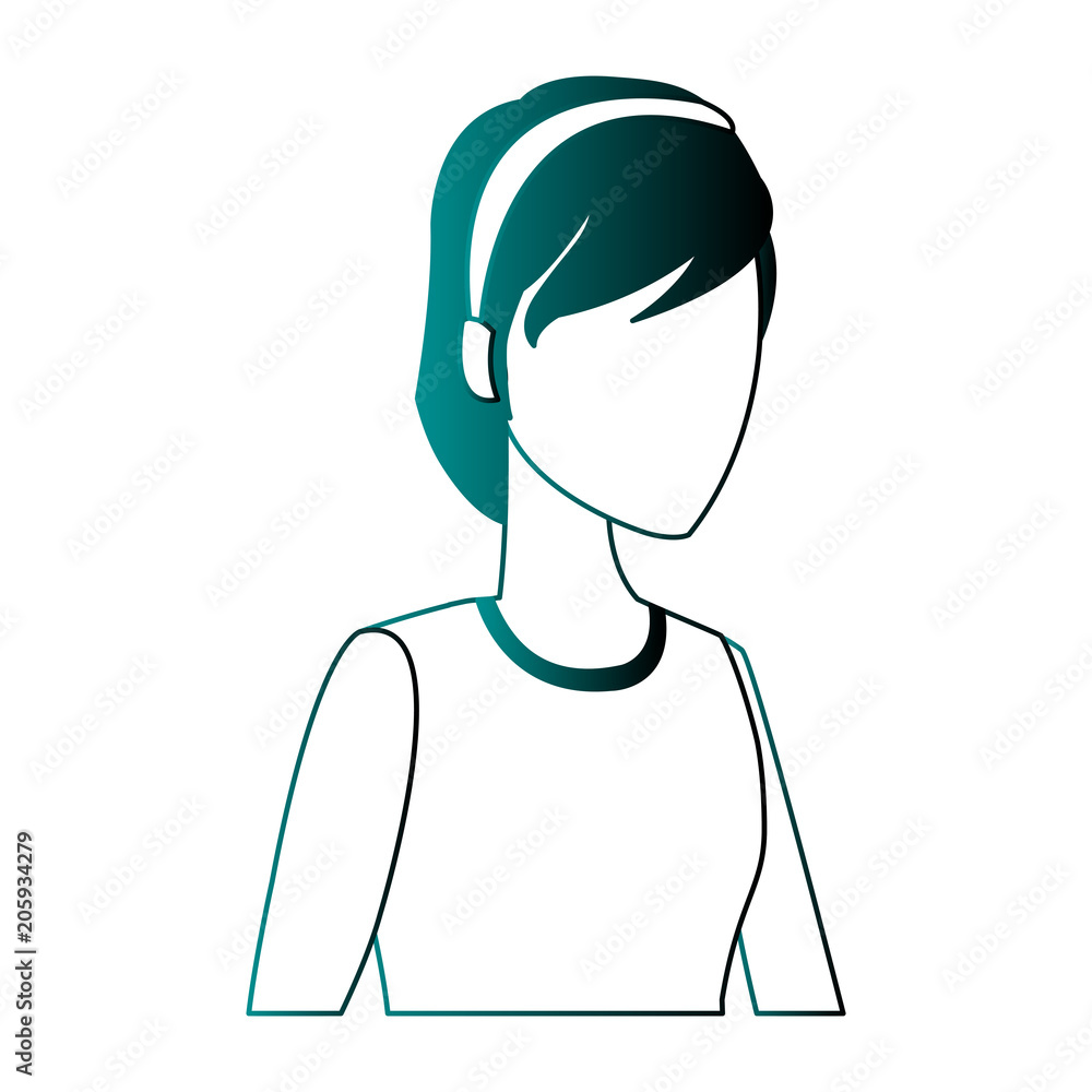 Young woman cartoon vector illustration graphic design Young woman cartoon vector illustration graphic design