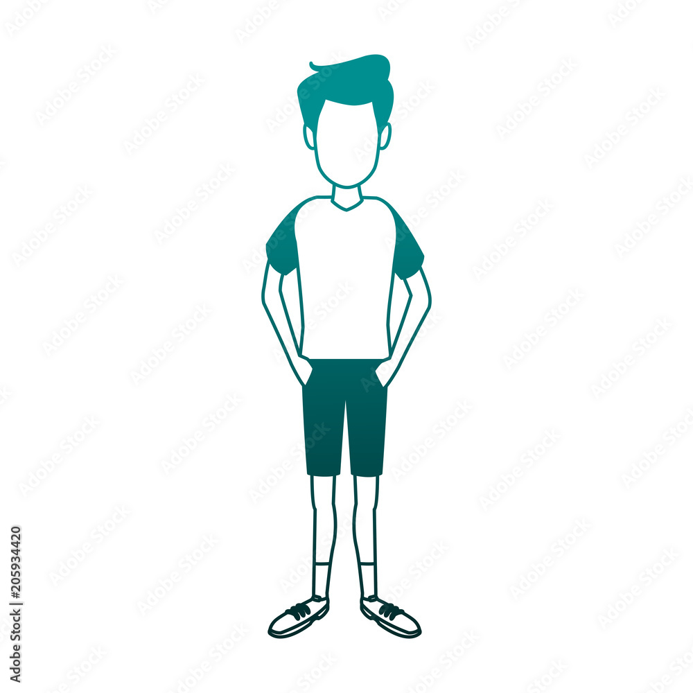 Young man cartoon vector illustration graphic design Young man cartoon vector illustration graphic design